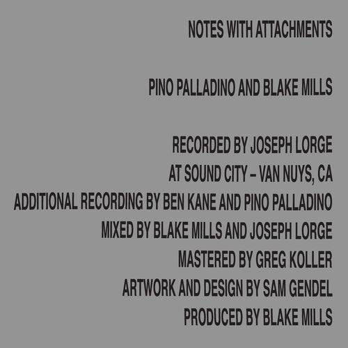 Pino Palladino &amp; Blake Mills – Notes With Attachments (2021) (ALBUM ZIP)