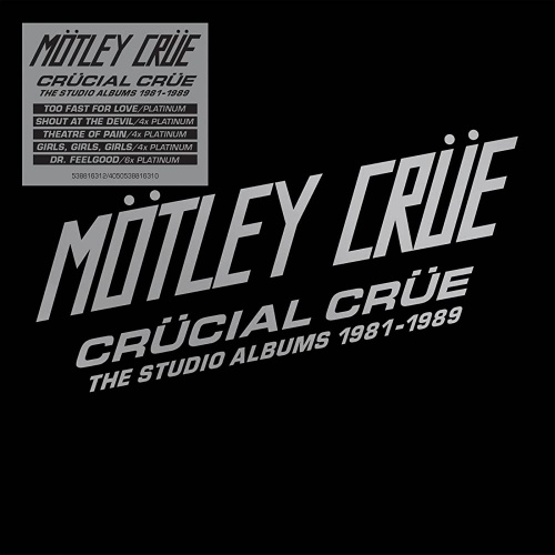 Motley Crue – Crucial Crue: The Studio Albums 1981-1989 (2023) (ALBUM ZIP)