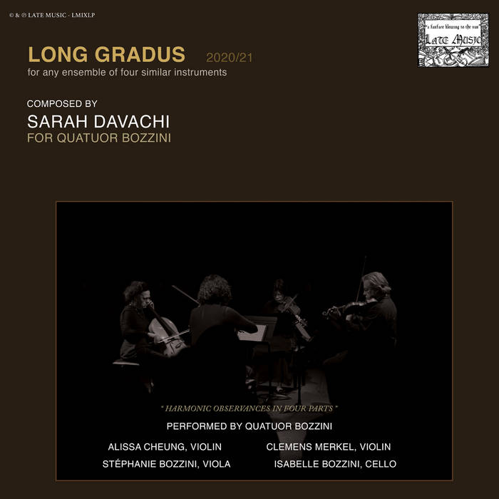 Sarah Davachi – Long Gradus (2023) (ALBUM ZIP)